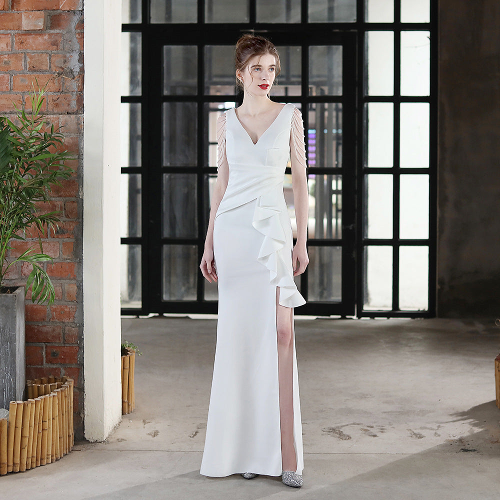 Plus Size Women Formal Party Mermaid Maxi Evening Dress 3