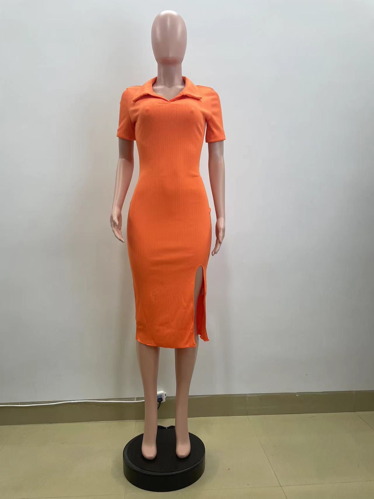 Summer Women slit sexy dress 6