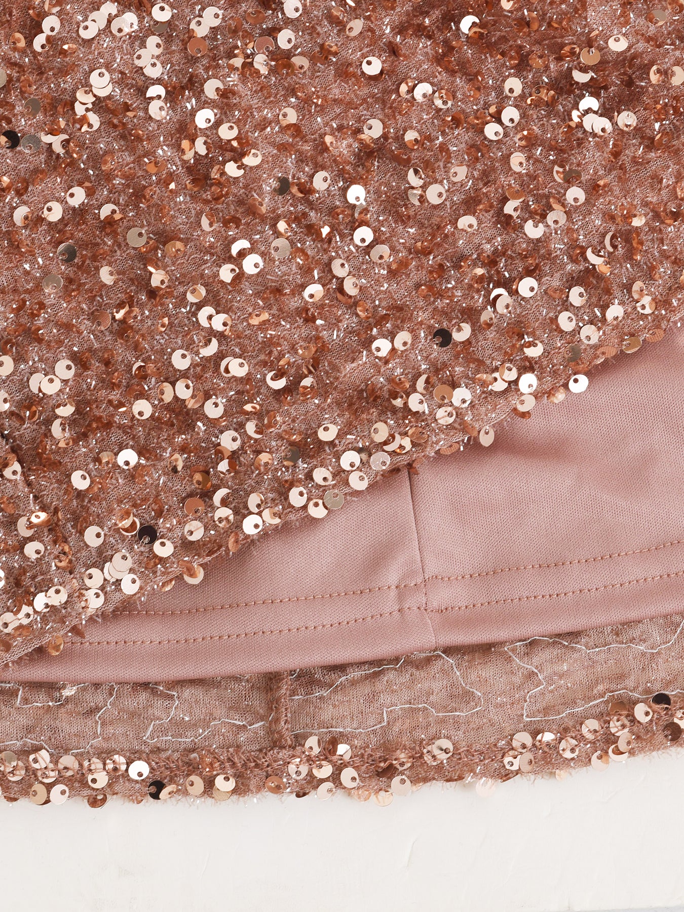 Women's Sexy Chic Chain Sleeveless Sequin Tight Fitting Formal Party Dress 9