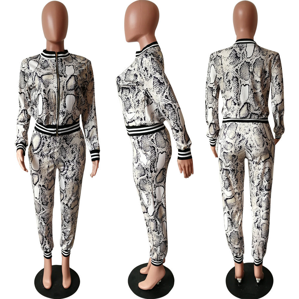Women Printed Two-Piece Top and Pant Set 8