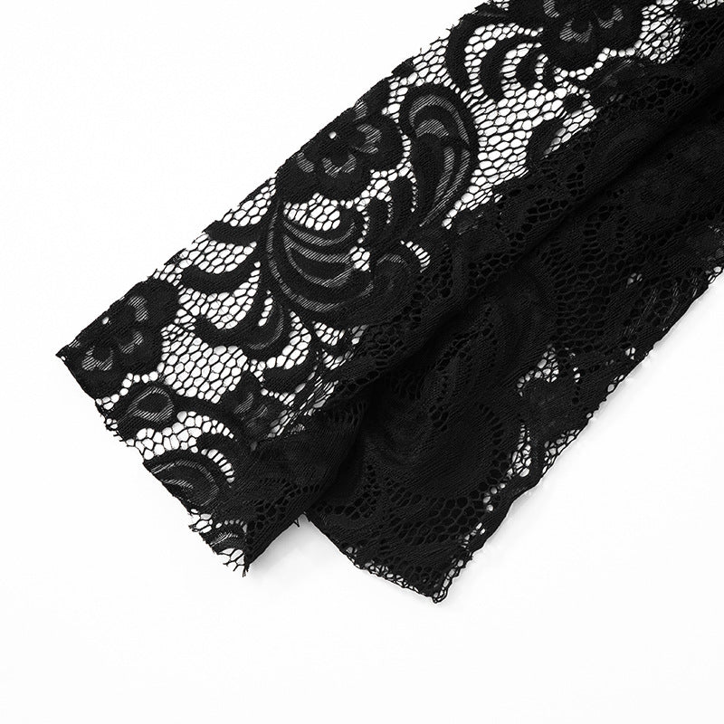 Women Summer Lace Streamer Strapless Bodycon Dress 15