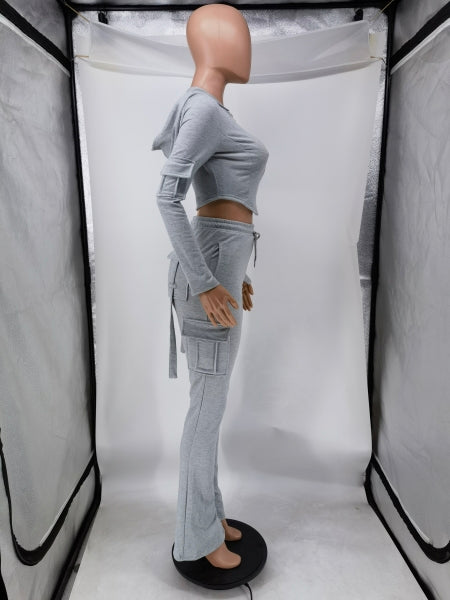 Women Casual Sports Hoodies and Cargo Set / Pant 15