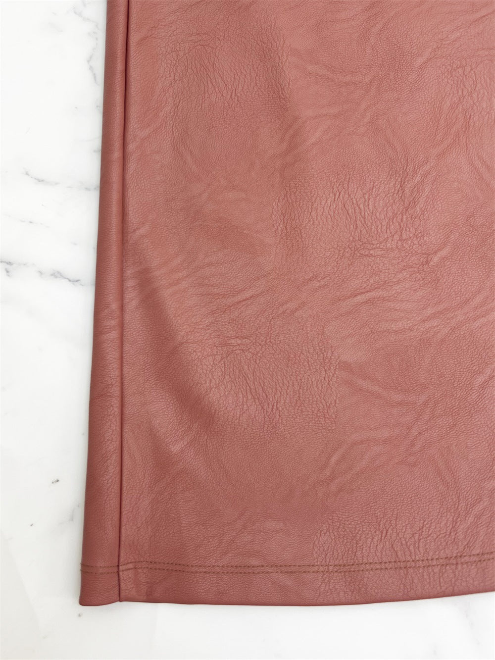 Autumn And Winter Fashion Street High Waisted Wide Leg Pu Leather Women's Pants 13