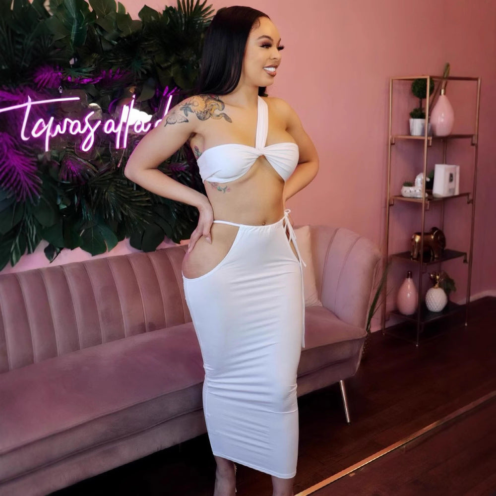 Women's sexy dress Lace-Up multi-wear nightclub dress 9