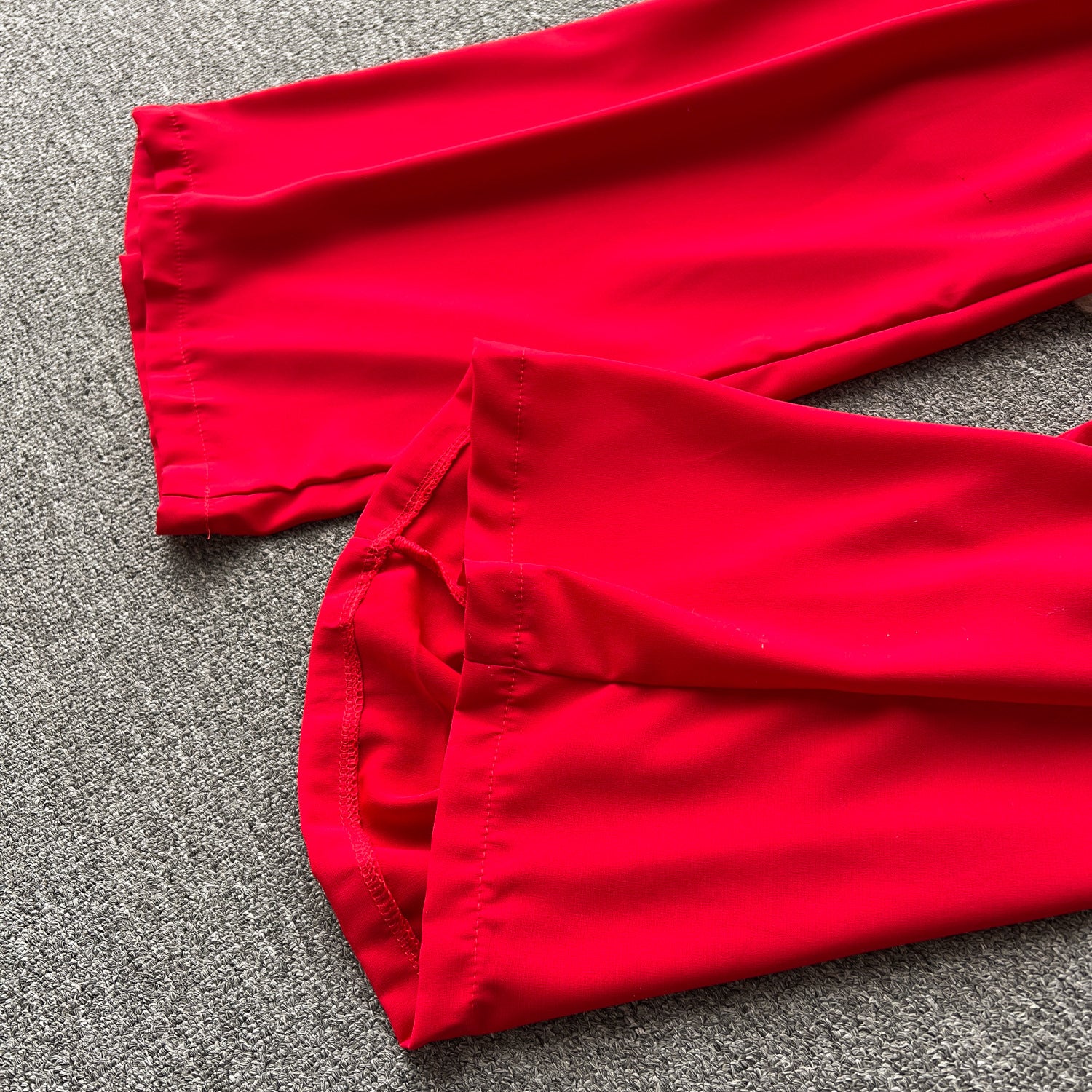 Women French Off Shoulder Ruffled Floral Blouse and Wide Leg Pants Two-Piece Set 32