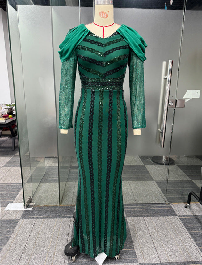 Women Sexy Sequin Bodycon Dress 5