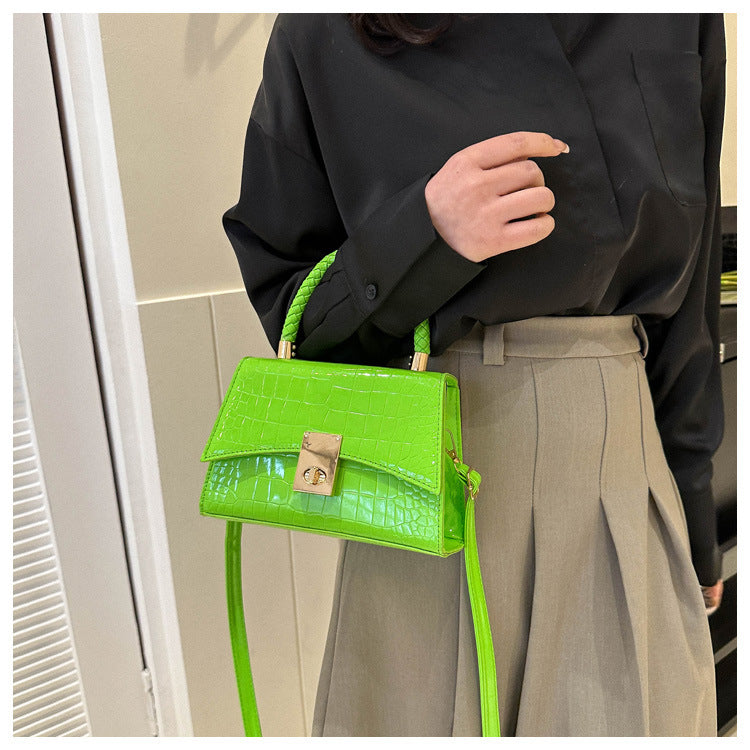 Popular Winter Retro Small Bag Women's Casual Textured Shoulder Messenger Bag 21