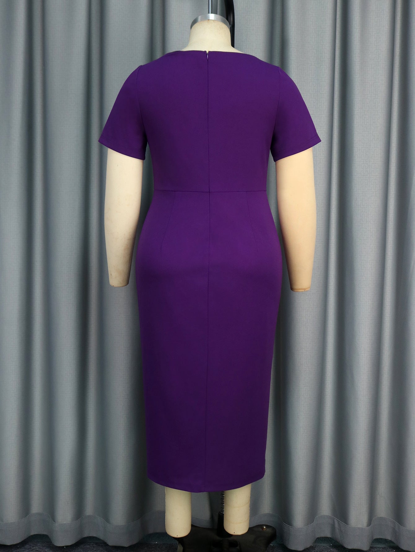 Women African V-Neck Beaded Evening Sexy Slit Bodycon Dresses 4