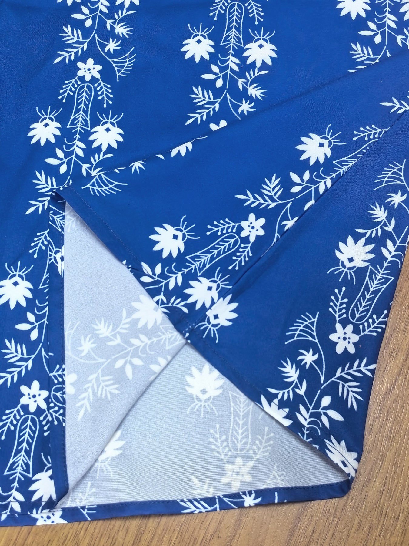 Plus size Women summer off shoulder print elegant dress 3