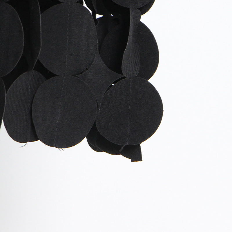 Autumn Fashion Chic Hollow Polka Dot Slim Fit Fringe Skirt 19