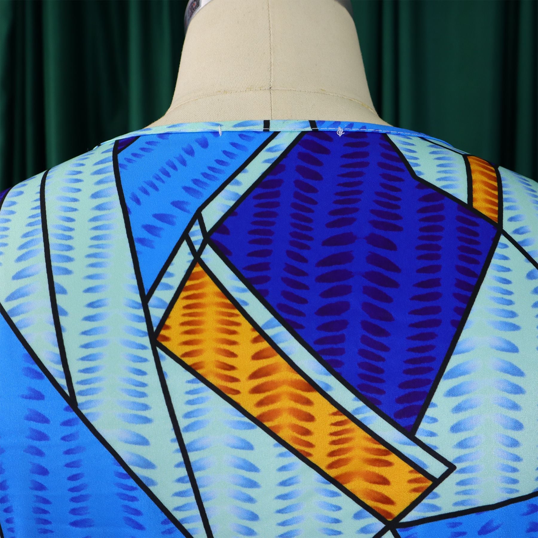 Women's Printed Short Sleeve Shirt Casual Loose Wide Leg Pants African Two-Piece Suit 20