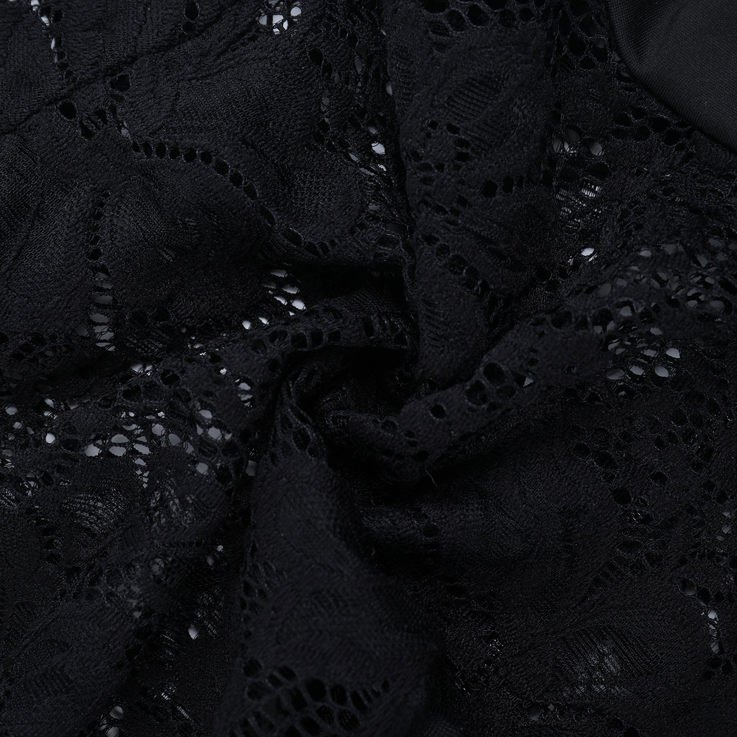 Women Fall Sexy See-Through Cutout Round Neck Long-Sleeved Bodycon Dress 20