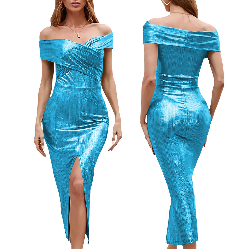 Women Sexy Solid Dress 7