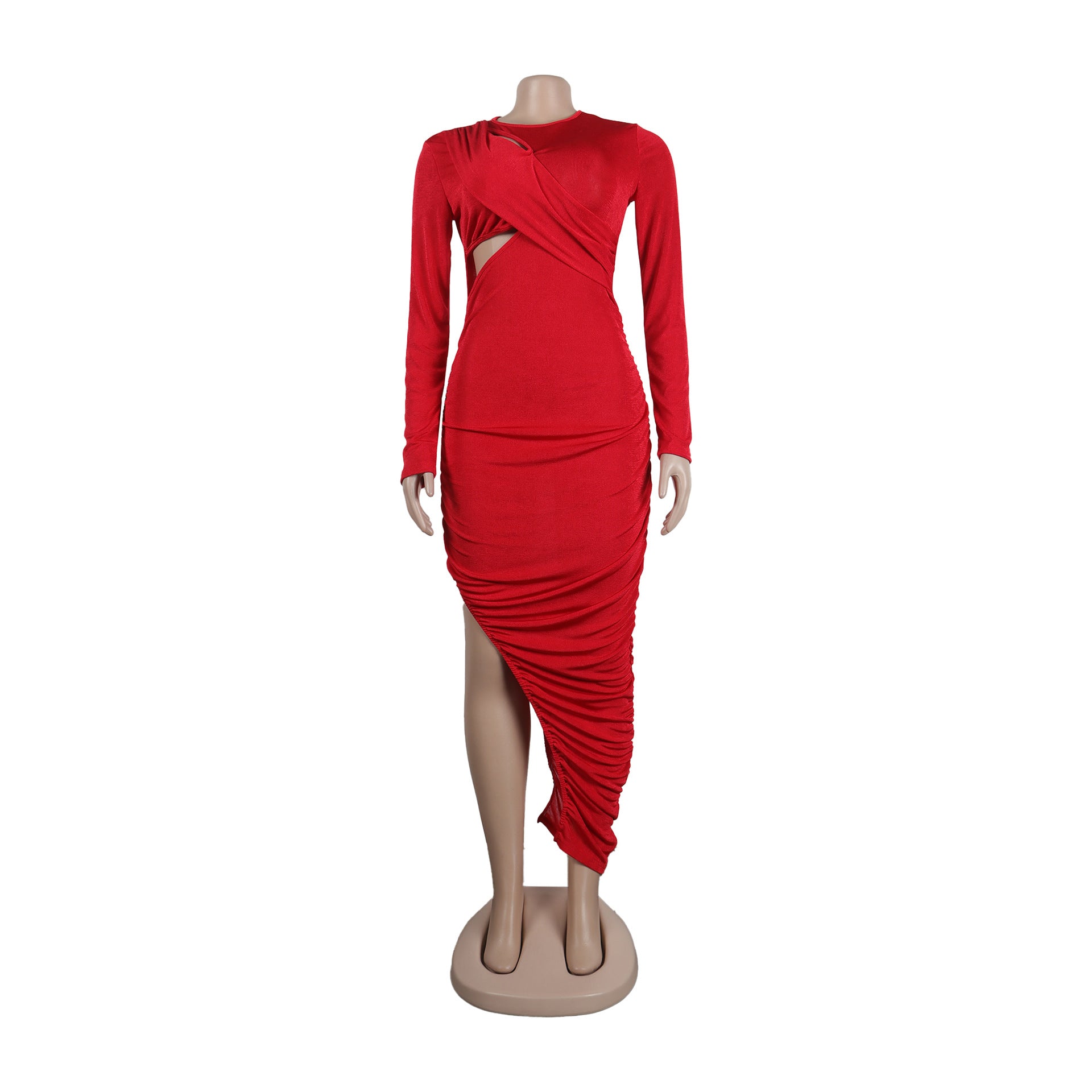 Sexy Slim Side Open Waist Nightclub Bodycon Dress 28