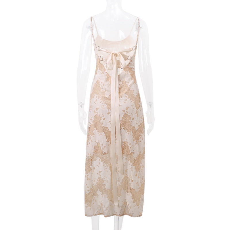 Summer Women's Clothing Holidays Style Sexy Strap Chic Print Strap Dress 10