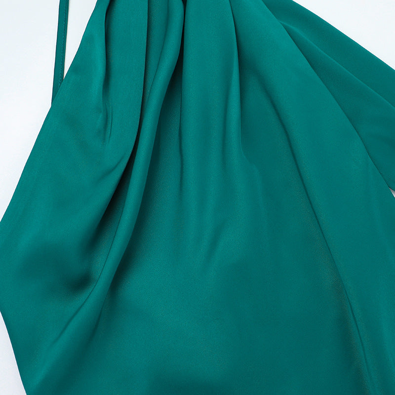 Women Sexy Halter Neck Backless Evening Dress 13