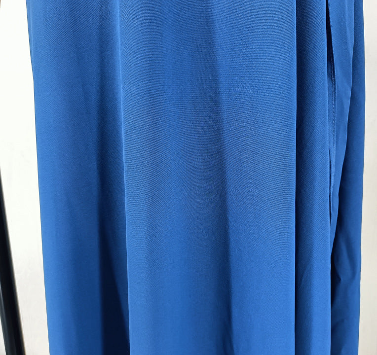 Women solid sleeveless V-neck Ruffle Edge dress 13