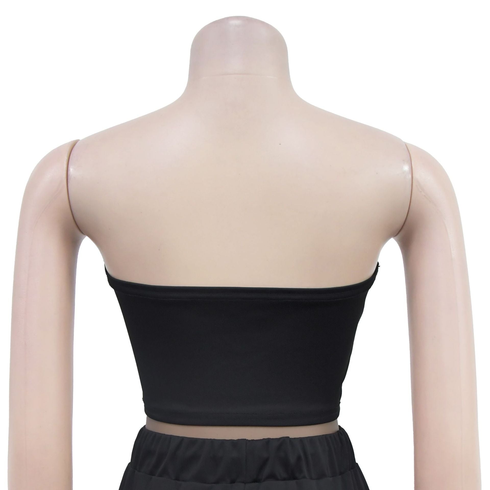 Women Summer Sexy Strapless Top and Two-Piece Pants Set 13