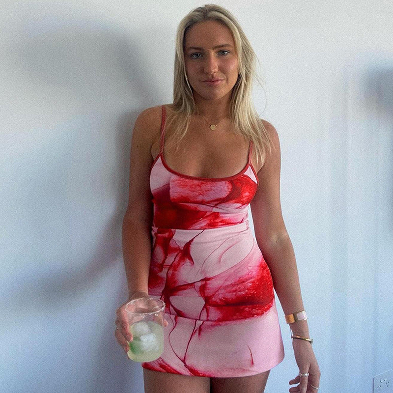 Women printed Bodycon short dress 9