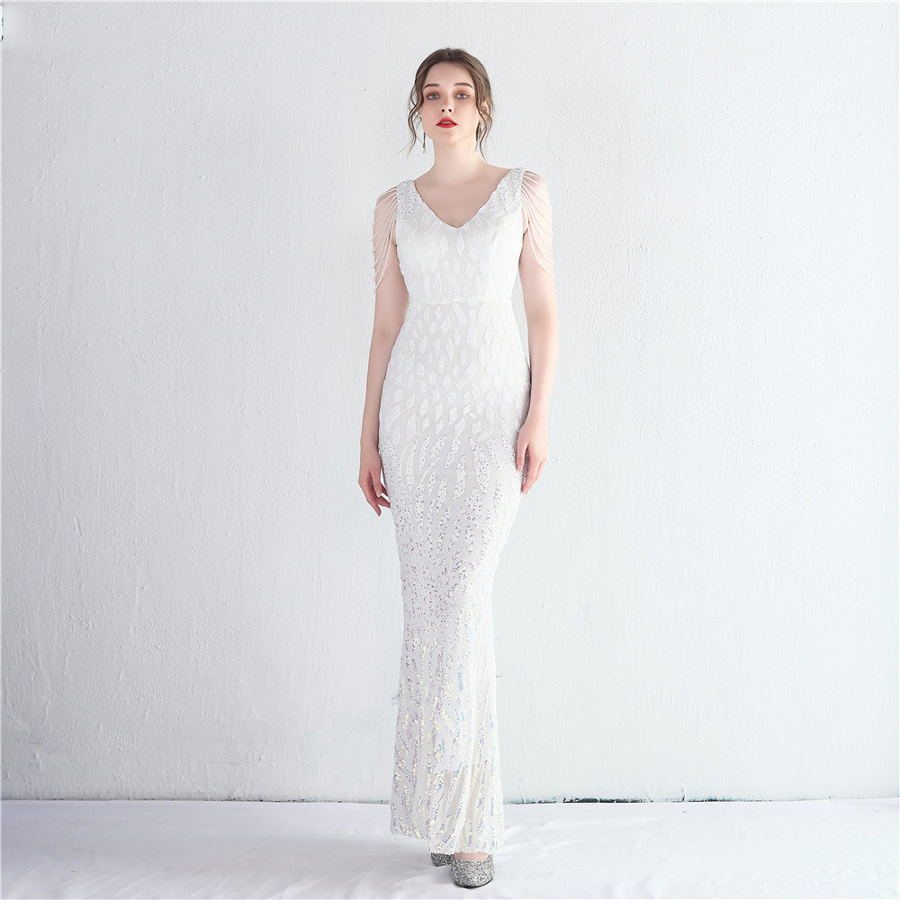 sequins plus Plus Size Fat Size Formal Party Evening Dress