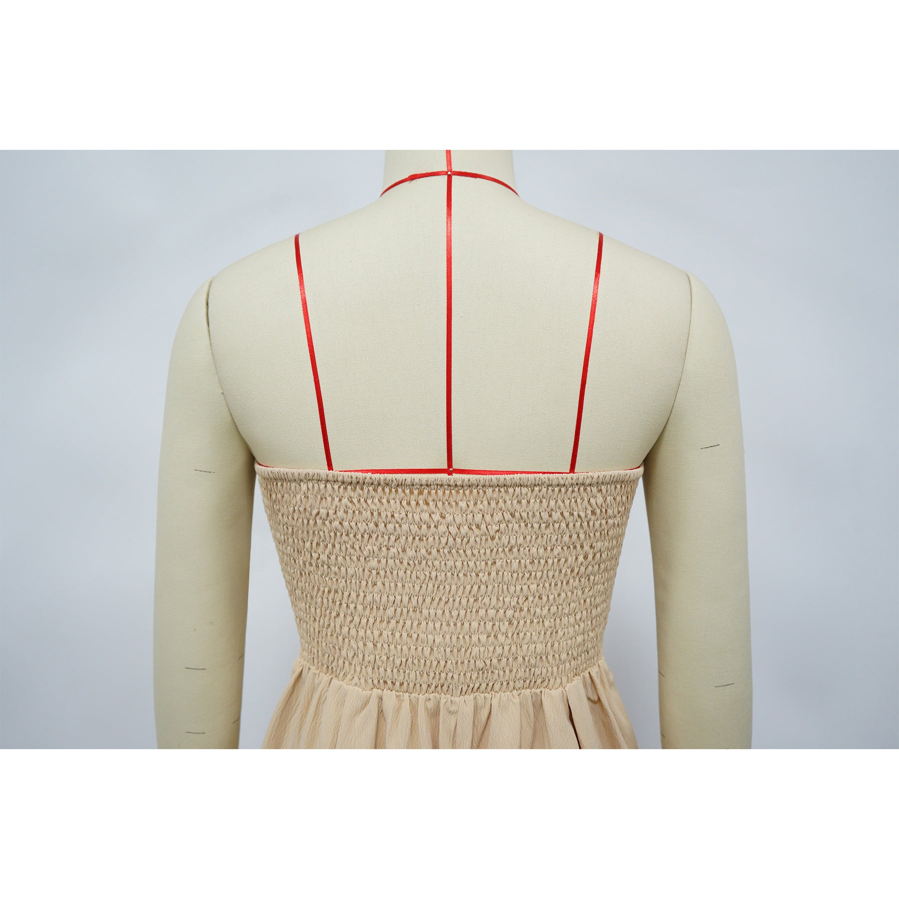 Women's Summer Sexy strapless Solid Color loose Jumpsuit 18