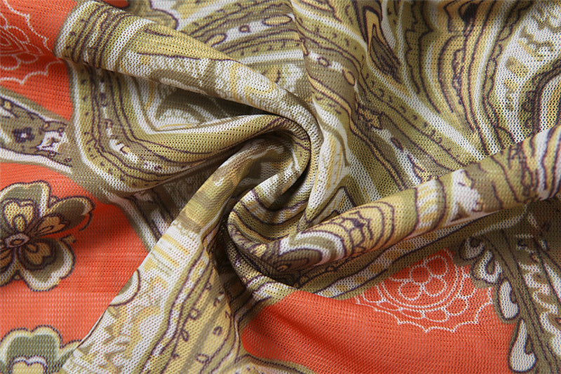 Summer Fashion Women's Sexy High Waist Boho Print Mini Skirt 14