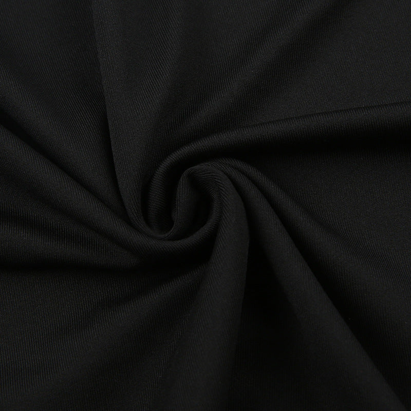 Women Stripe Print Off Shoulder Strapless Bodycon Dress 16