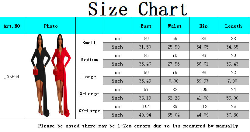 Sexy Solid Color Nightclub V-Neck Women's Dress 8