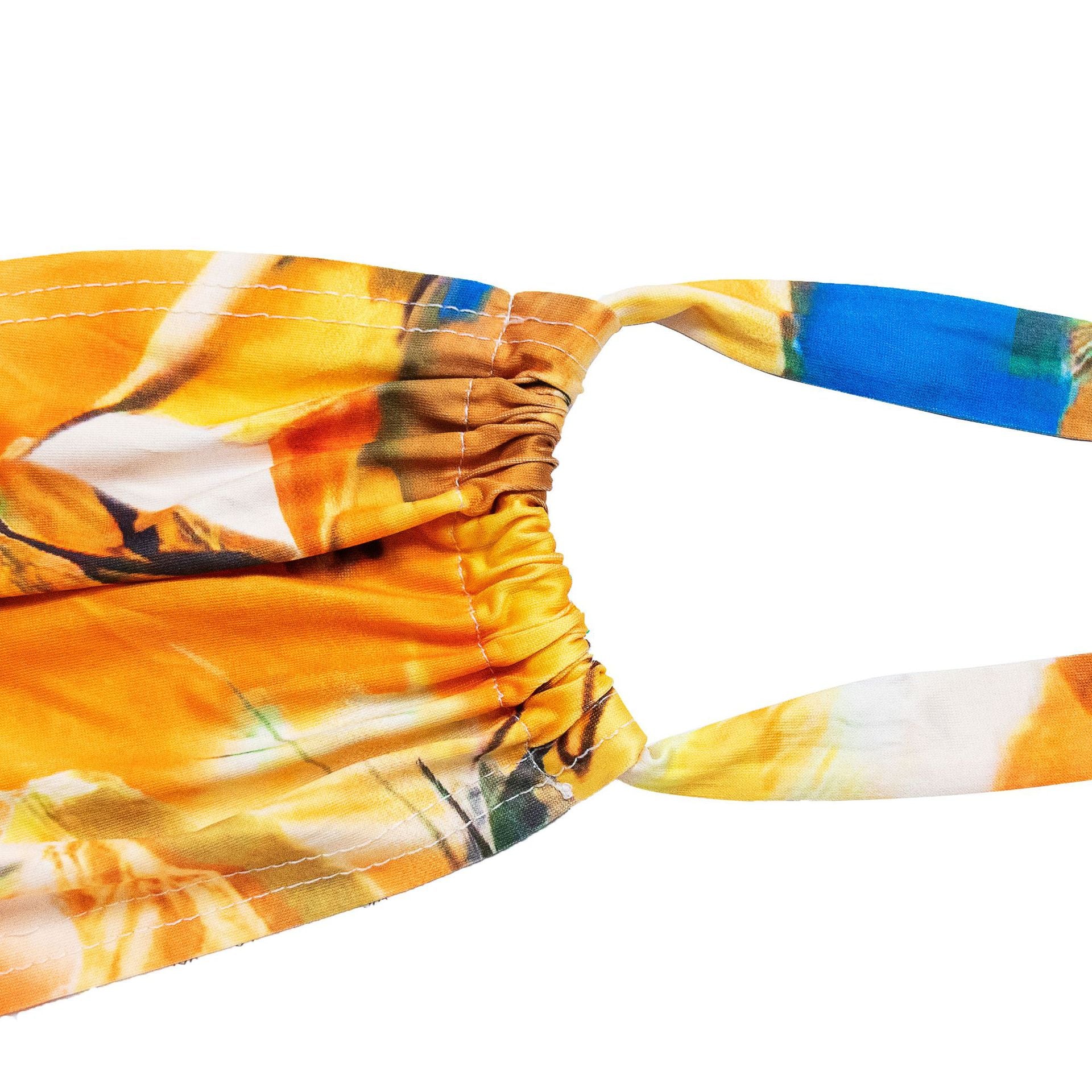 Women's Fashion Contrasting Color Sleeveless Wrap Maxi Dress 23