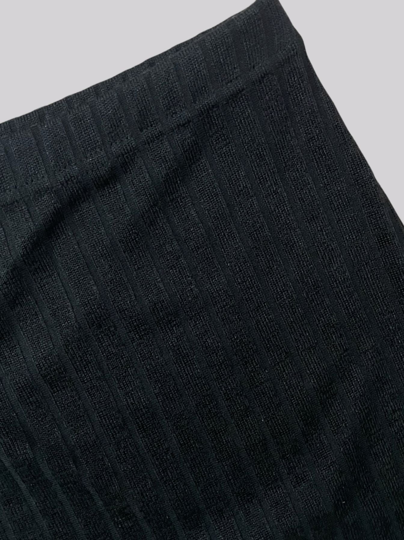 Contrast Trim Sexy Vest Tight Fitting Mini Skirt Set 4