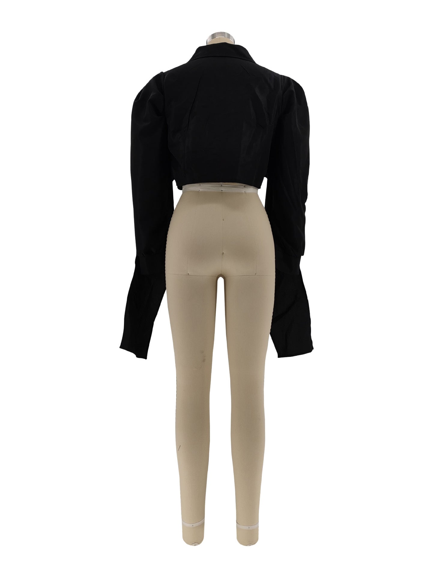 Women's Sexy Lace-Up Padded Shoulder Shirt 18