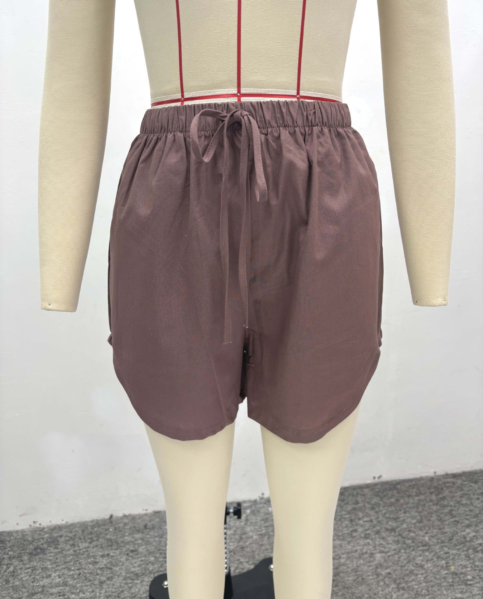 Women African Casual Short Sleeve Shirt Shorts Two-piece Set 5