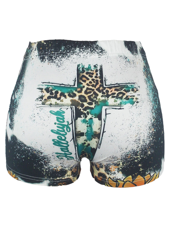 Women printed shorts