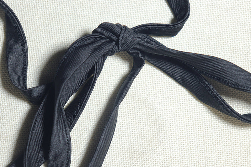 Women's Solid Color Dress Sexy Halter Strap Street Chic Casual Trend Dress 11