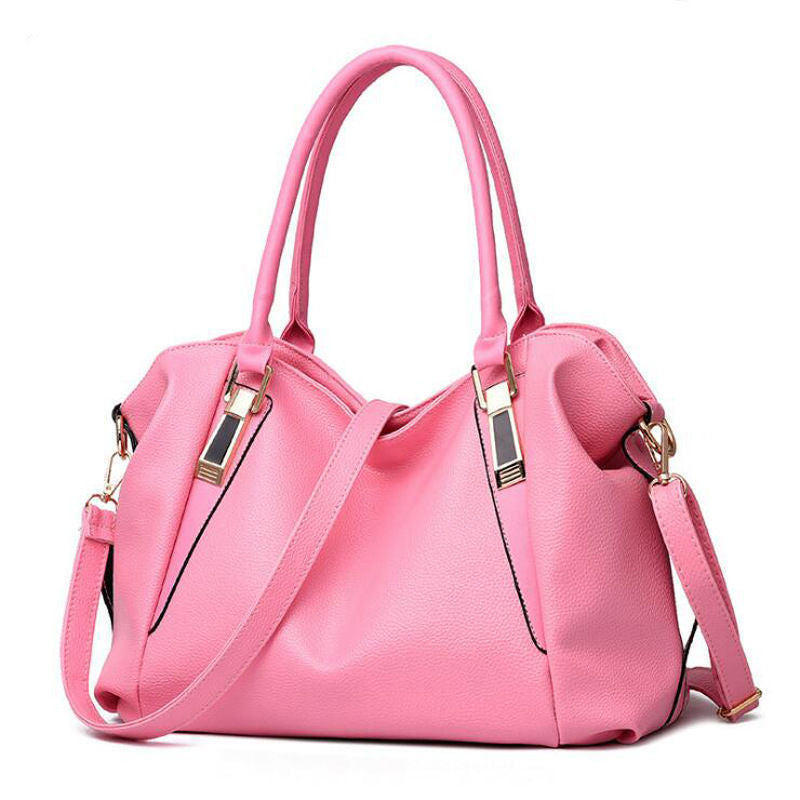 Women soft leather handbag large capacity Women bag middle-aged Women shoulder crossbody bag 15