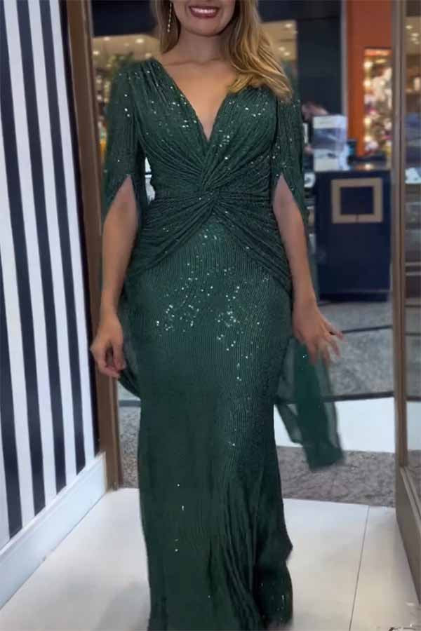 Women Autumn and Winter Party Sequin Dresses 4