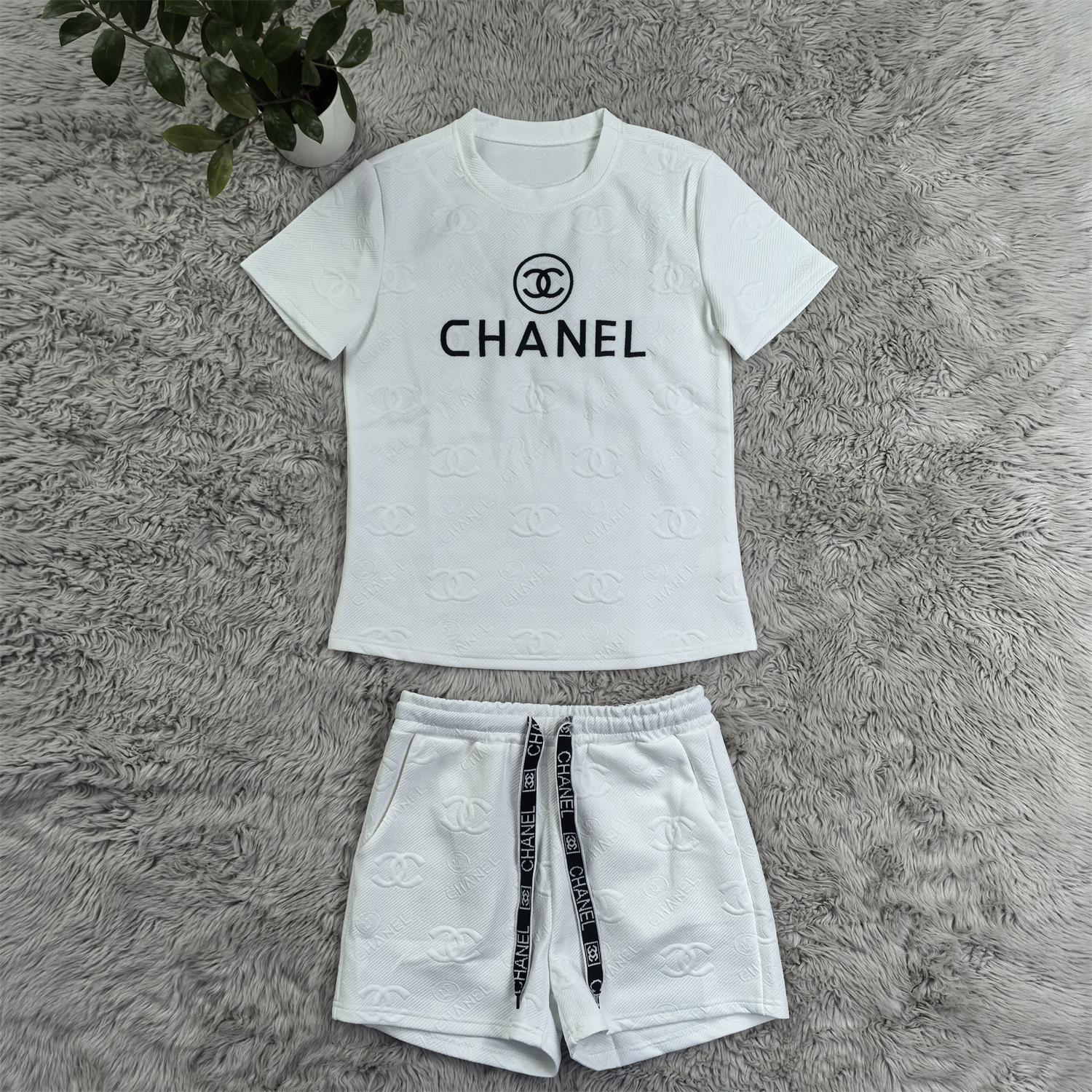 Summer Fashion Casual Sport Solid color two piece shorts set 6