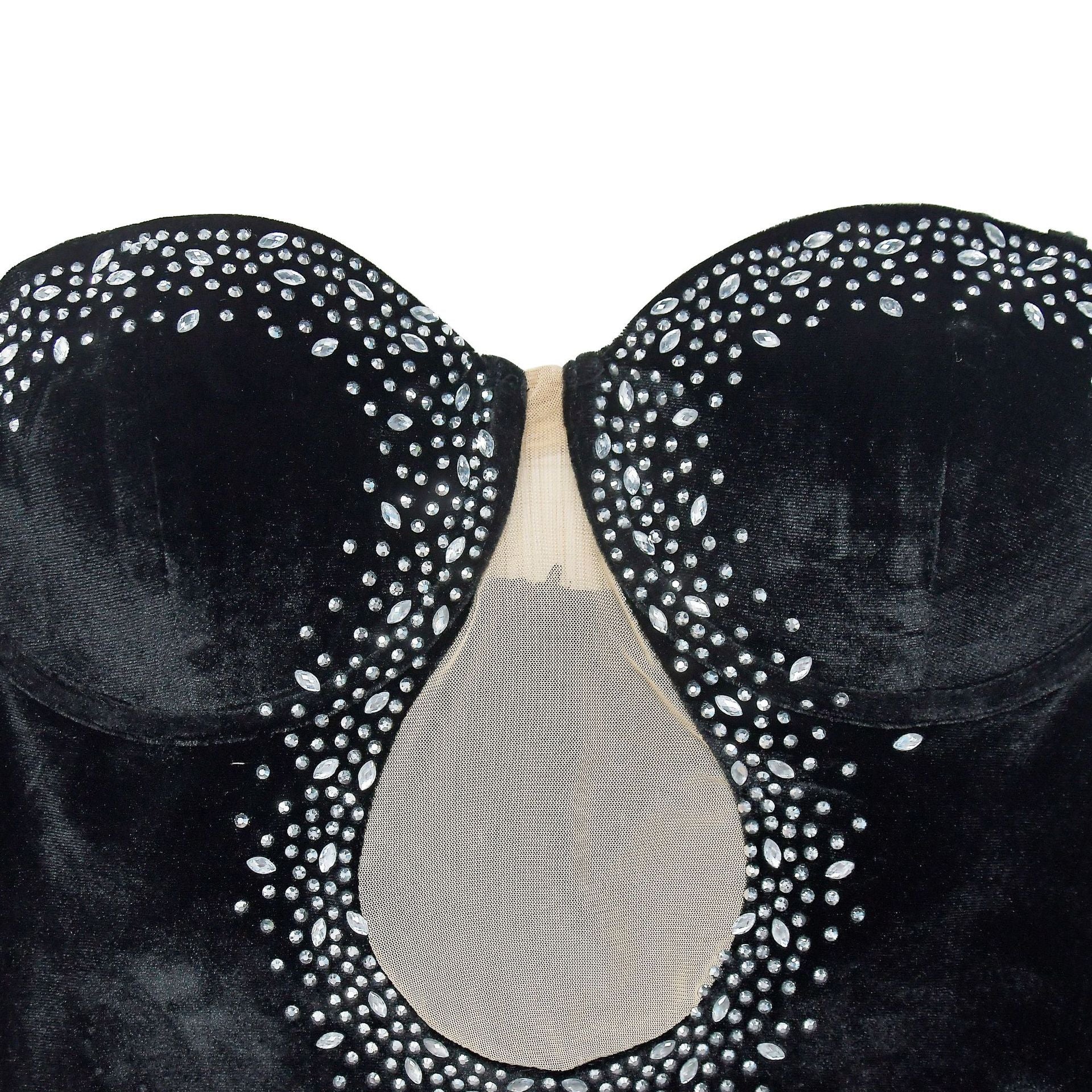 Women Solid Sexy Strapless Beaded Maxi Dress 20