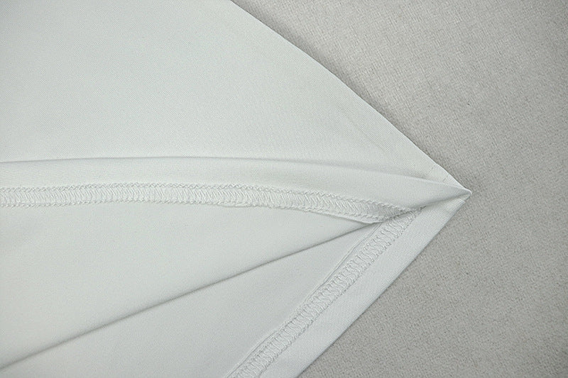 Women patchwork backless solid bodycon lace-up asymmetrical pleated dress 17