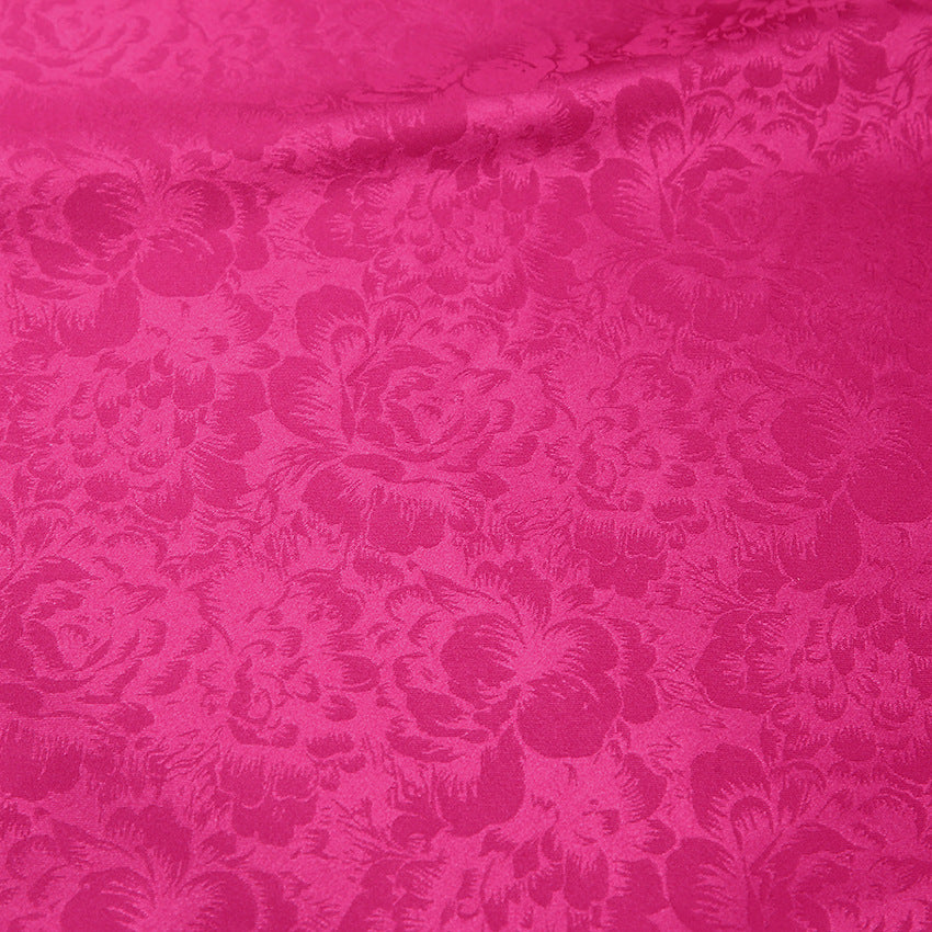 Autumn V-Neck Cut-Out Jacquard Lantern Sleeve Short Dress 18