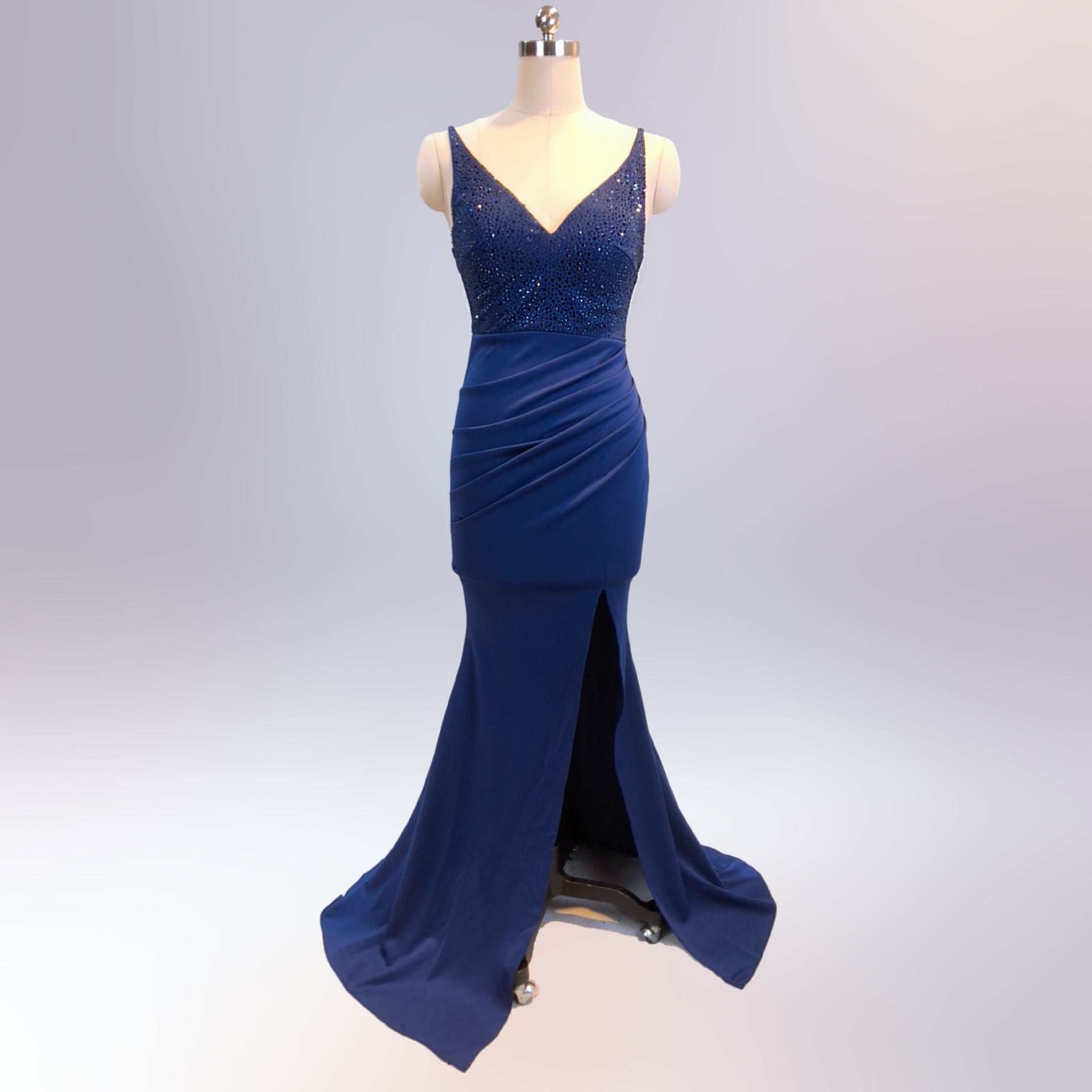 Dinner party dress sexy fashion long fishtail Slim Fit nightclub catwalk annual meeting dress 32