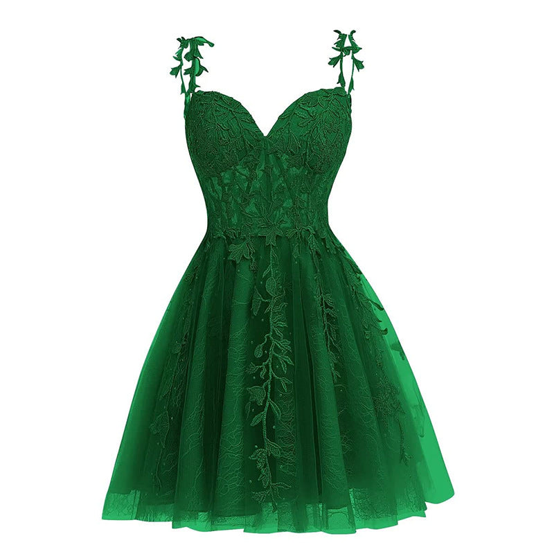 short graduation party Slim Fit self-cultivation lace dress female 7