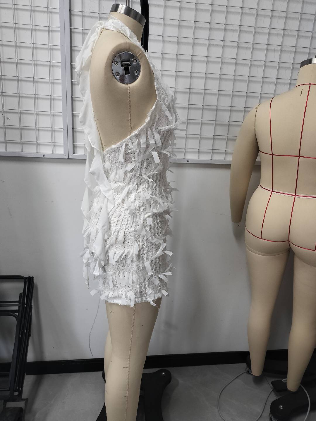 Women Summer Sexy Hot Halter Neck Lace V Neck Backless Bodycon Dress 11