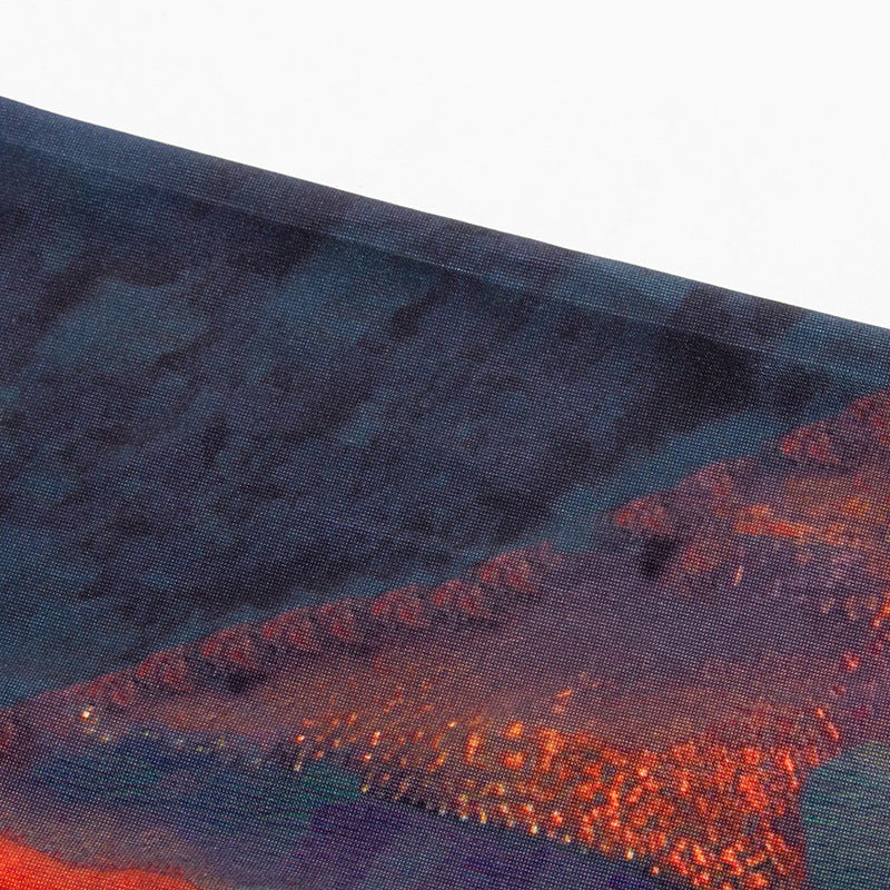 Women Fall Off Shoulder Long Sleeve Print Dress 11