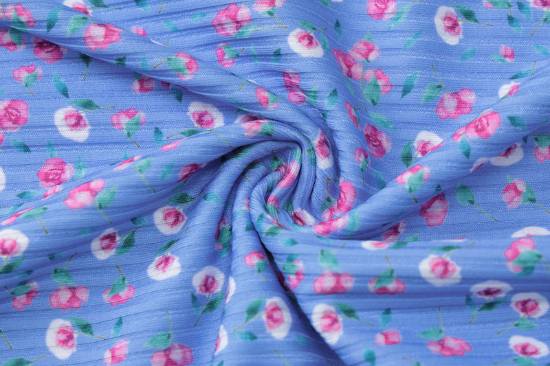 Women Summer Printed U-neck Lace-Up Short Sleeve Dress 19