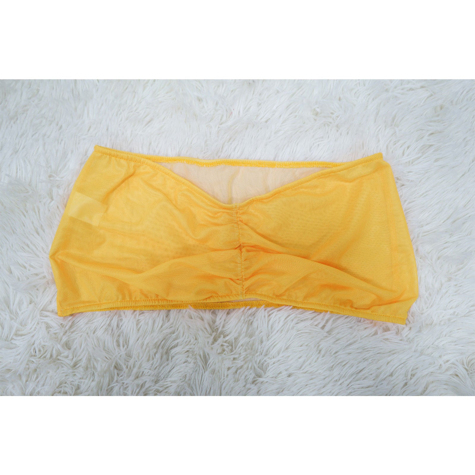 Women Beach Printed Strapless Top and Skirt Two-piece Set 16