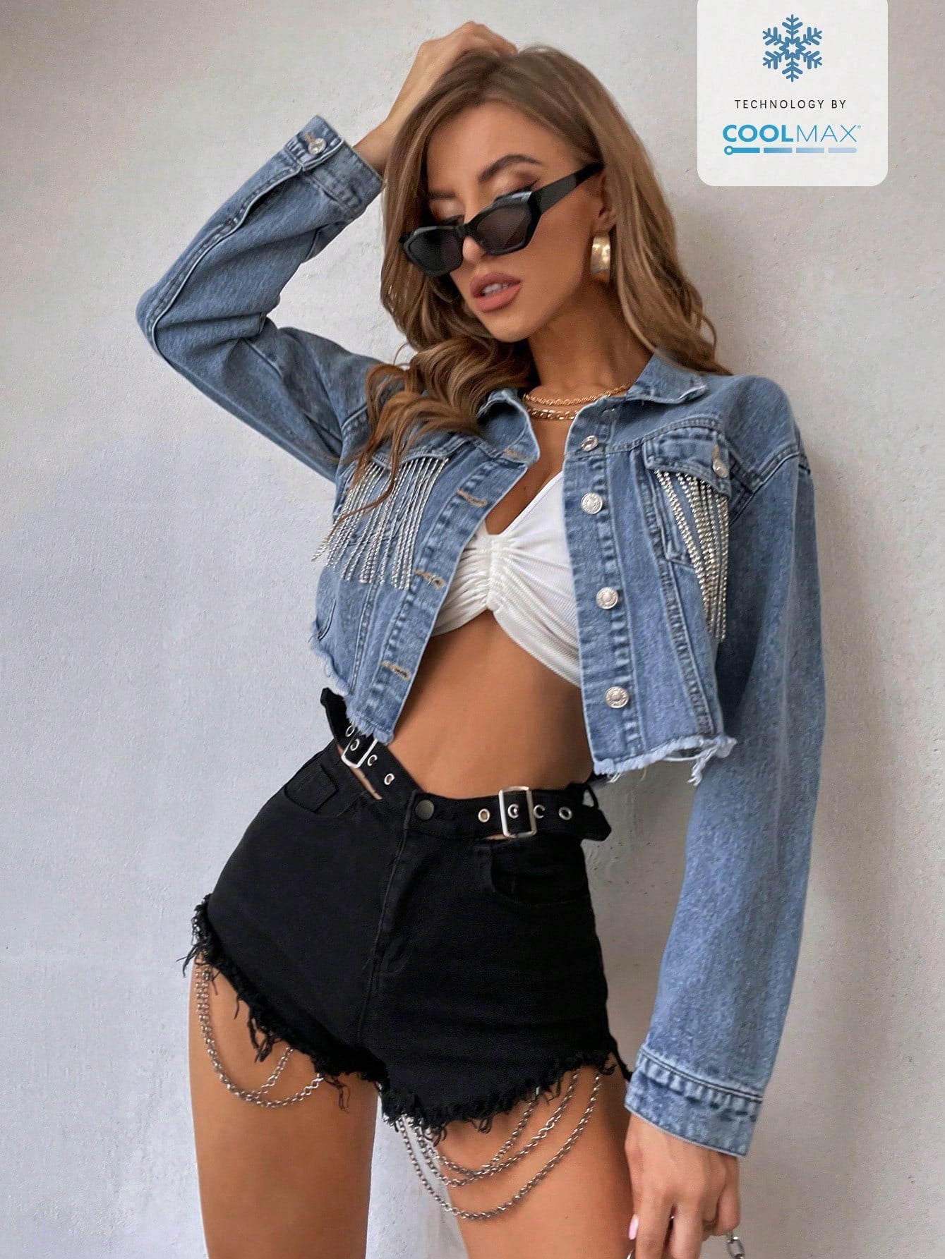 Casual Fashion Women's Denim Jacket 7