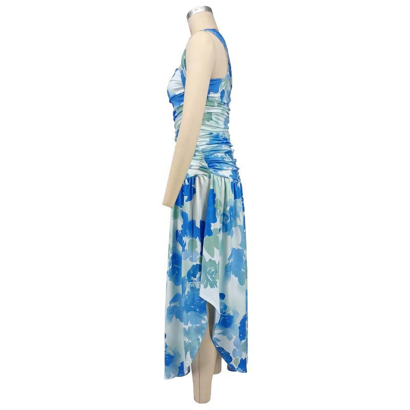 Women Holidays cross-strap print dress 7