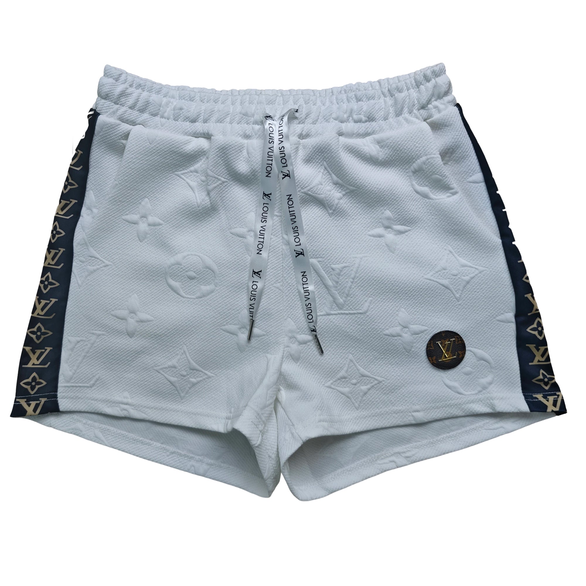 Women Jacquard Short Sleeve Top and Shorts Sports Two Piece Set 27