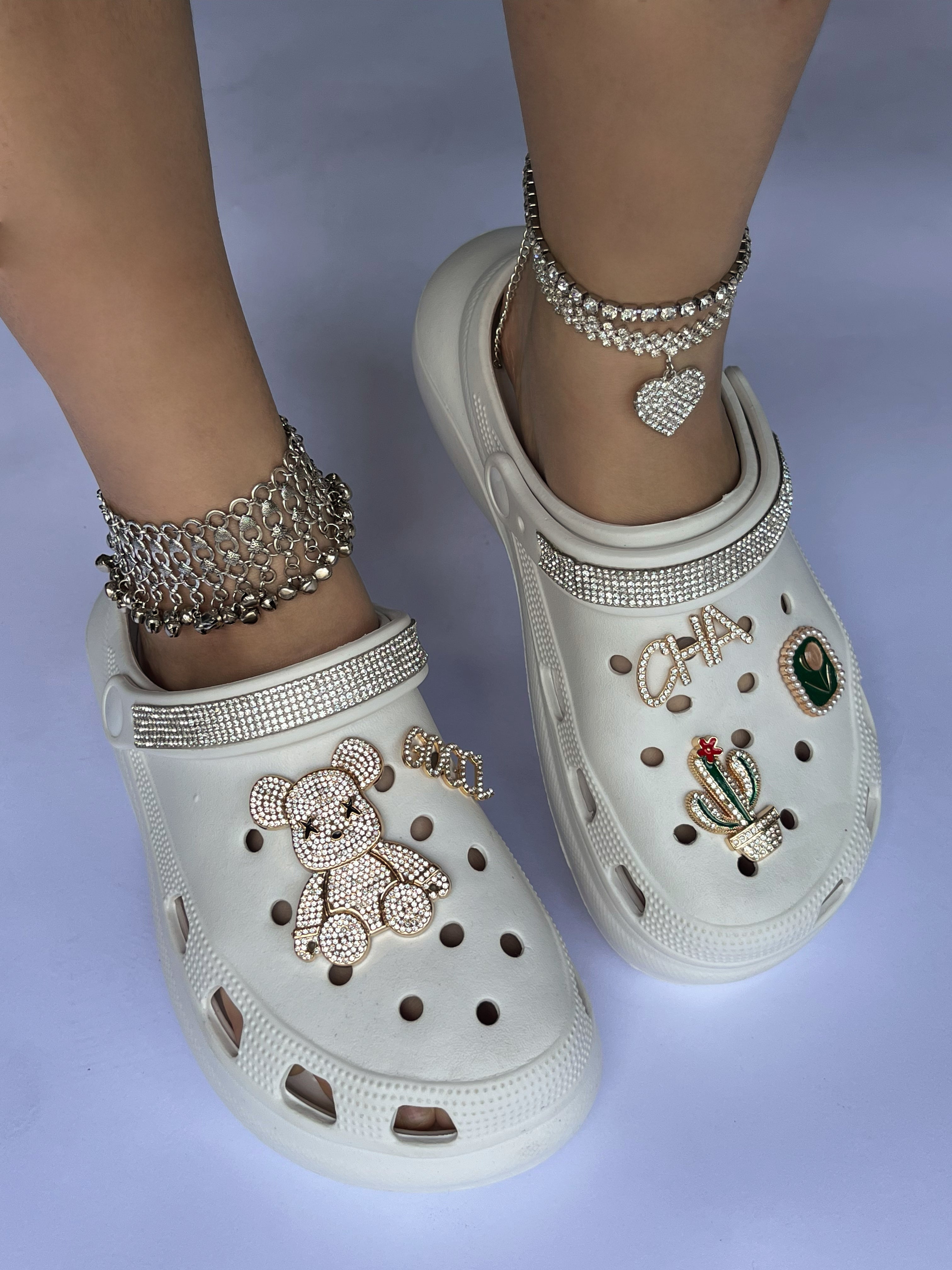 Cactus accessories high-heeled hole shoes women's summer slope heel thick bottom hole shoes women's shoes 16